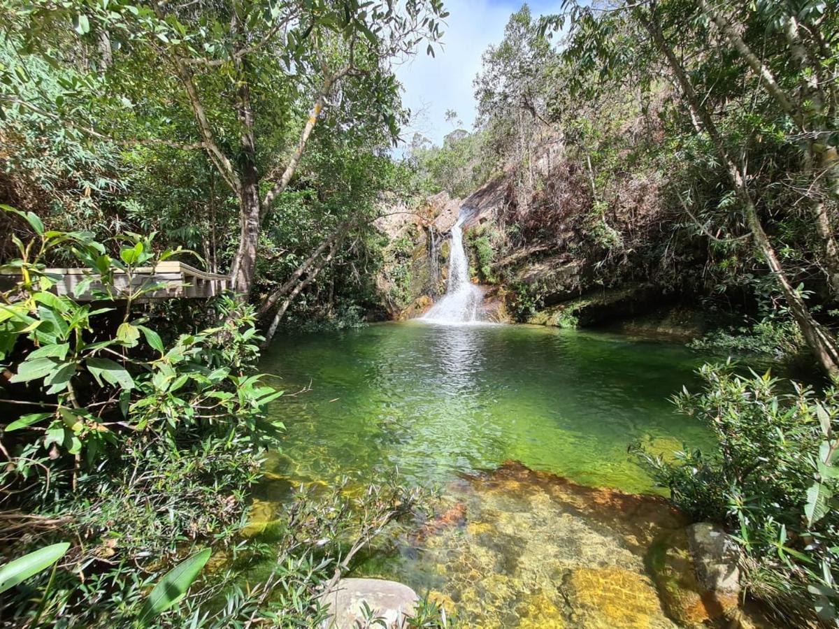 Cachoeira E Pousada Paraiso Dos Pandavas Alto Paraíso de Goiás Bagian luar foto